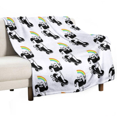 Coolest Cat Multi-functional Throw Blanket