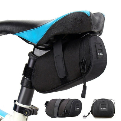 Bicycle Bag Waterproof Mountain Bike Storage Seat Rear Tool Pouch Bag Outdoor Cycling Accessories Bike Saddle Bag Bicycle Under Seat Pouch Cycling Wedge Pack For Mountain Road Cycling Accessories Storage