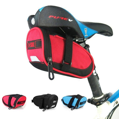 Bike Bags Waterproof Bicycle Bags Seat Cycling Pouch Bag Riding Storage Bag Accessories Bike Saddle Bag Bicycle Bag Straps On Bike Bag Under Seat Pouch Pack Bicycle Accessories Bag Bicycle Tool Storage Bags For Cycling Water Proof Bag