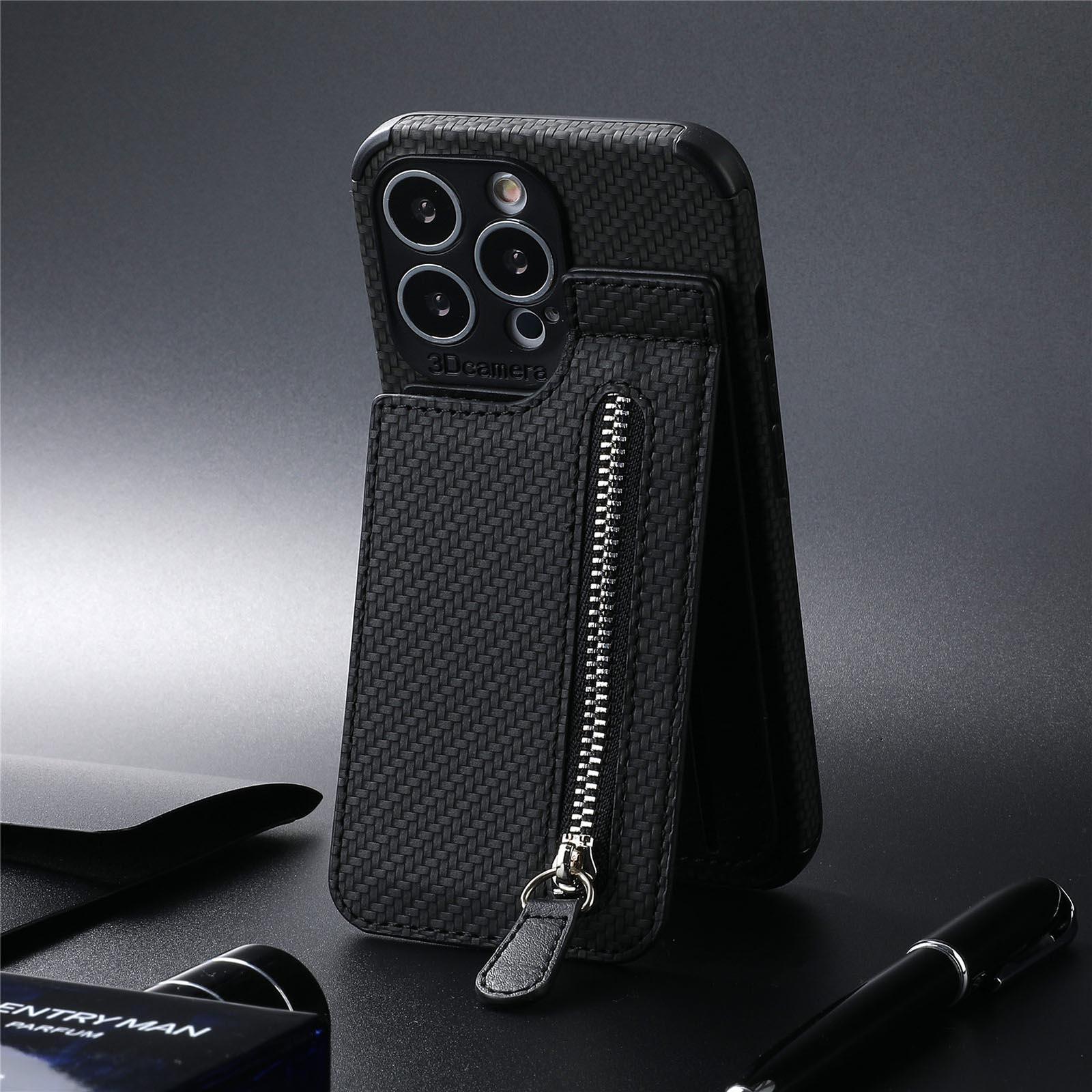 Blue Cards Wallet Leather Phone Case For Iphone 14 Plus 13 12 Mini 11 Pro Max X Xs Xr Men Luxury Business Purse Card Holder Cover Phone Case With Card Sleeve Men Phone Case