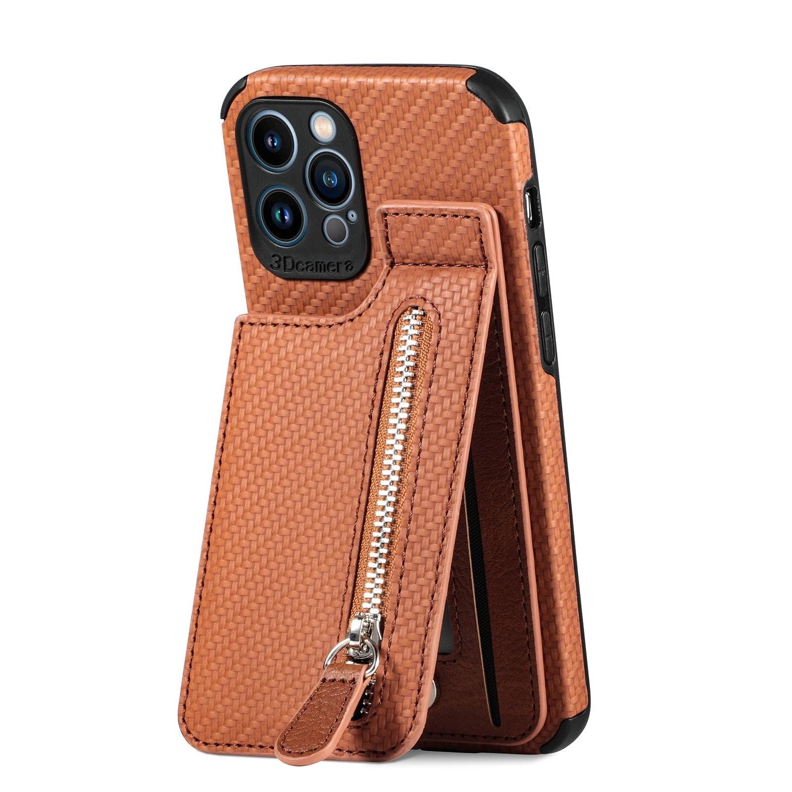 Blue Cards Wallet Leather Phone Case For Iphone 14 Plus 13 12 Mini 11 Pro Max X Xs Xr Men Luxury Business Purse Card Holder Cover Phone Case With Card Sleeve Men Phone Case