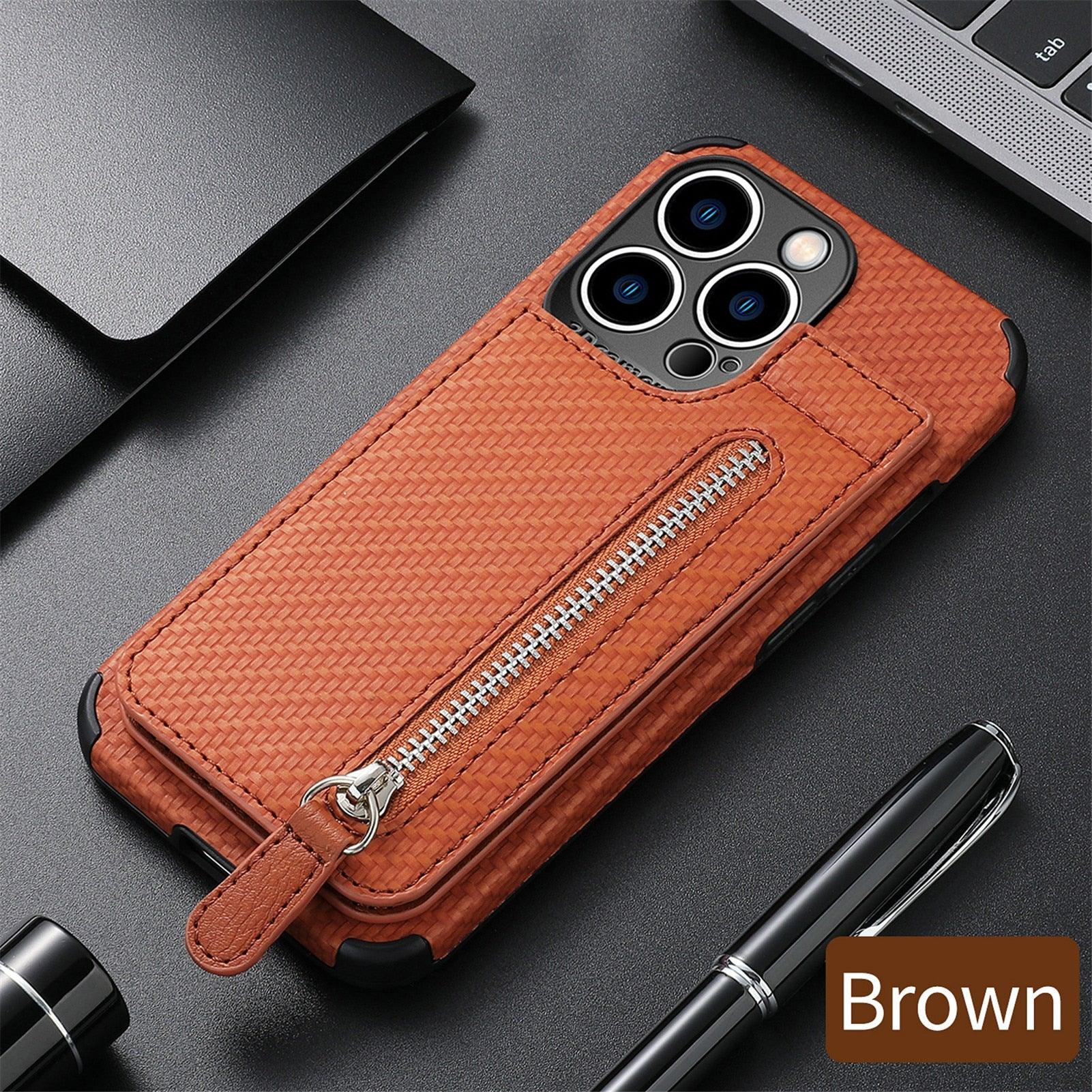 Blue Cards Wallet Leather Phone Case For Iphone 14 Plus 13 12 Mini 11 Pro Max X Xs Xr Men Luxury Business Purse Card Holder Cover Phone Case With Card Sleeve Men Phone Case