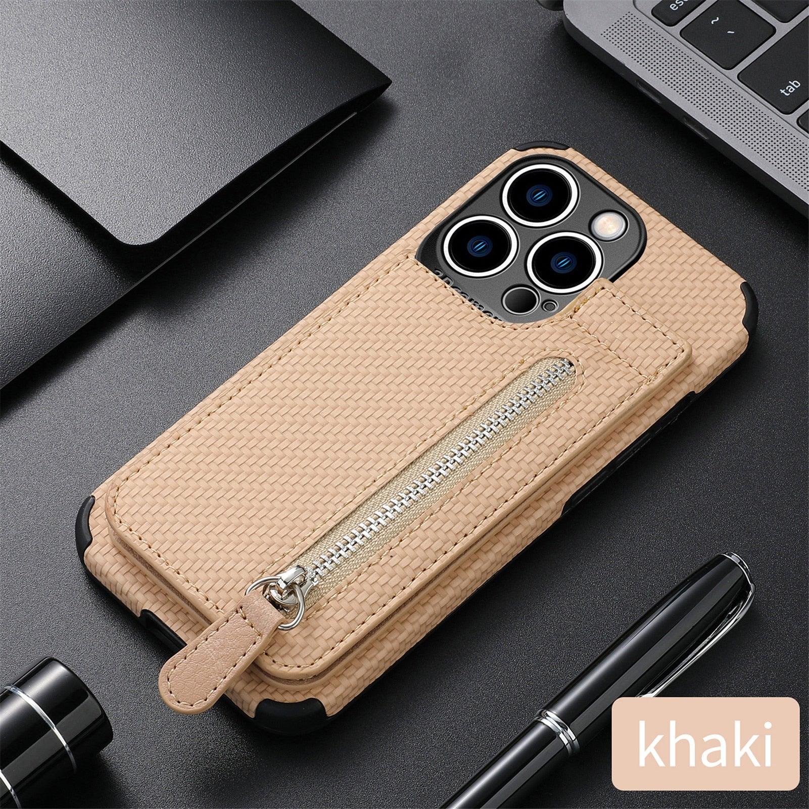 Blue Cards Wallet Leather Phone Case For Iphone 14 Plus 13 12 Mini 11 Pro Max X Xs Xr Men Luxury Business Purse Card Holder Cover Phone Case With Card Sleeve Men Phone Case