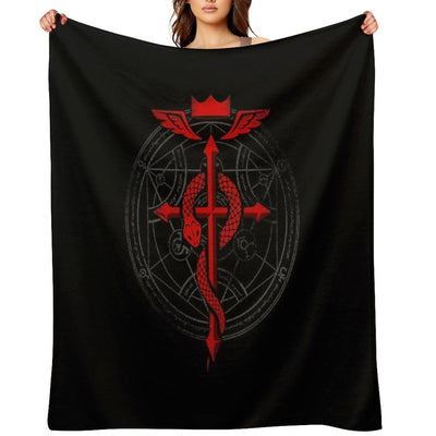Alchemist Flamel Throw Blanket