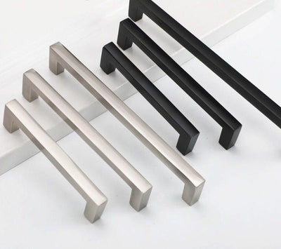 Cabinet Handles Kitchen Door Handles Drawer Knobs Aluminum Alloy Wardrobe Door Handles Brushed Modern Style Hardware Stainless Steel Kitchen Cabinet Pulls For Kitchen Cabinet Drawer Door Cupboard Decorative Modern Hardware For Cabinet