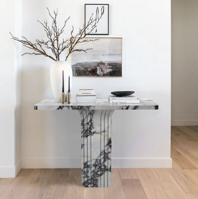 Calacatta Viola Marble Designer Console Polished (W)15