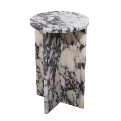 Calacatta Viola Marble End/Side Table, Nightstand Polished (D)14