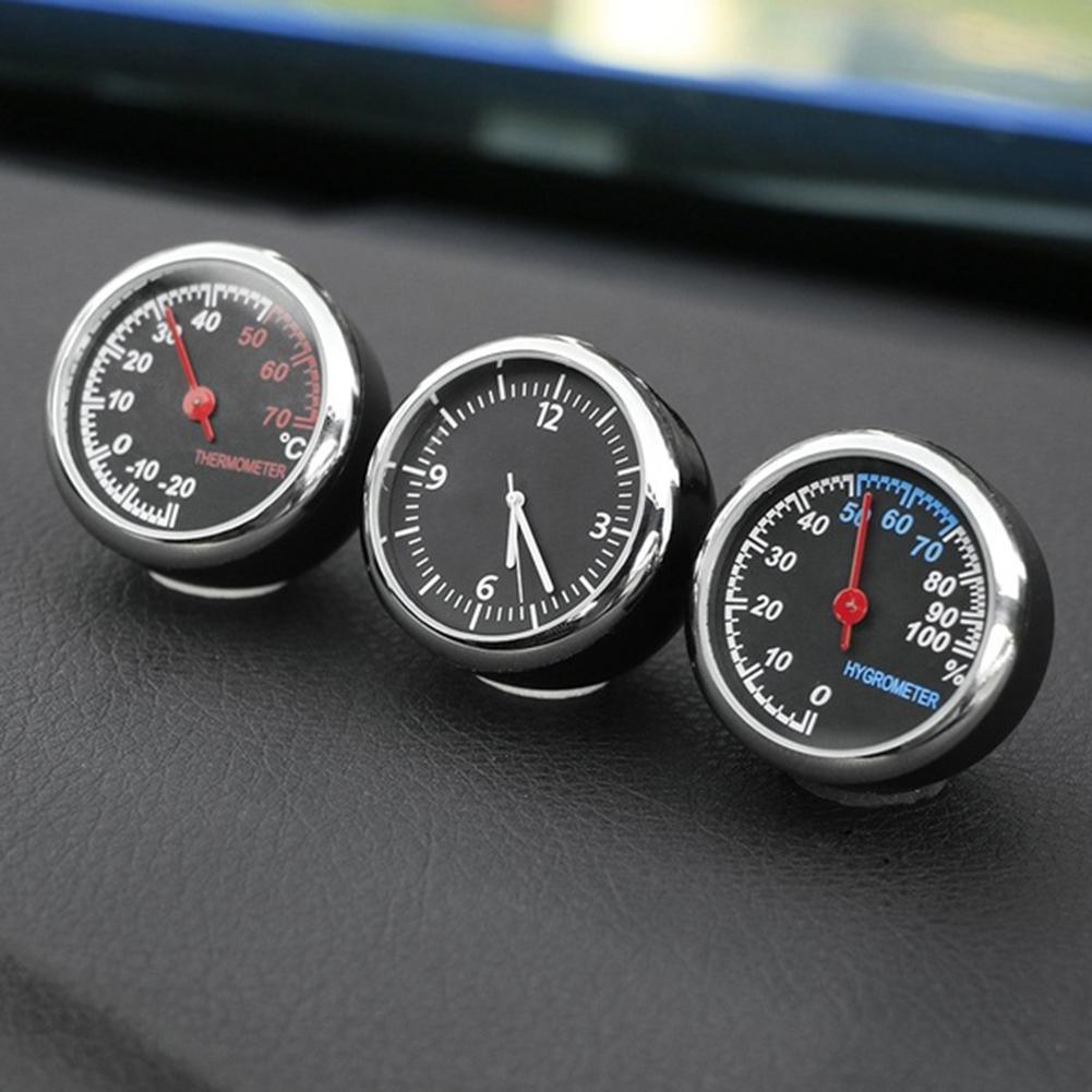 Car Interior Mini Quartz Watch Clock Mini Clock Car Dashboard Clocks Luminous Car Clock Pocket Stick-On Clock Cars Air Vent Clip Quartz Clocks Vehicle Dashboard Clock Mini Vehicle Clock Car Pocket Clock for Cars Hygrometer Thermometer Dashboard Ornament