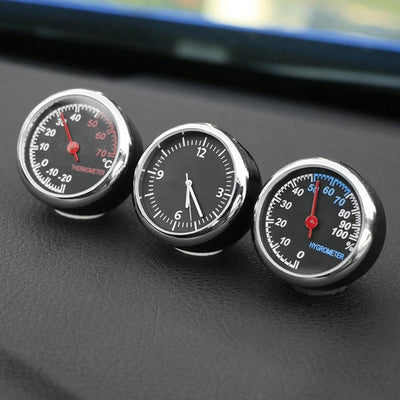 Car Interior Mini Quartz Watch Clock Mini Clock Car Dashboard Clocks Luminous Car Clock Pocket Stick-On Clock Cars Air Vent Clip Quartz Clocks Vehicle Dashboard Clock Mini Vehicle Clock Car Pocket Clock for Cars Hygrometer Thermometer Dashboard Ornament