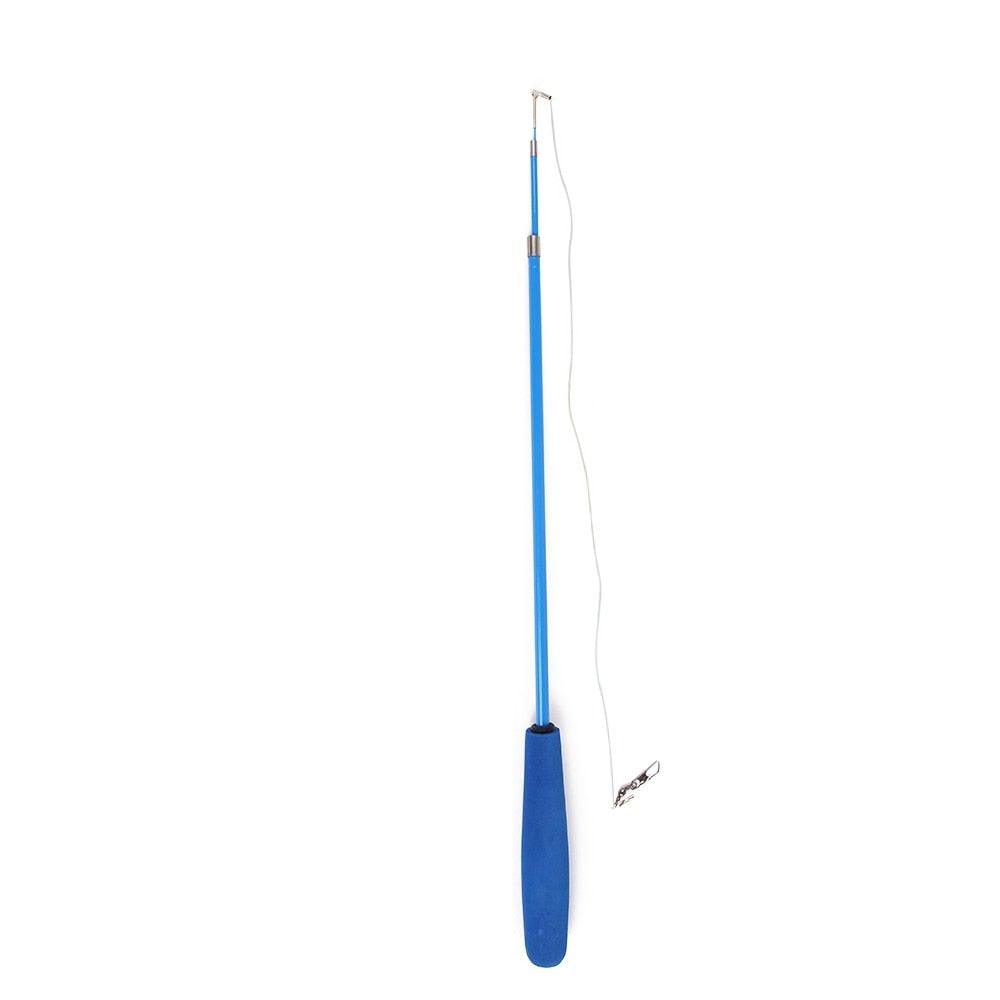 Cat Feather Toy Set Cat Feather Teaser Wand Toy for Kitten Cat Having Fun Exercise Playing Without the Stick Interactive Cat Feather Toys Retractable Cat Wand Toy and Feathers Teaser Refills Cat Toys for Indoor