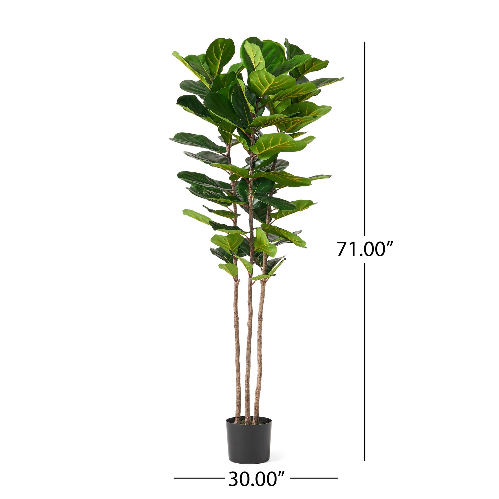 180CM ARTIFICIAL FIDDLE LEAF FIG TREE 72 leaves