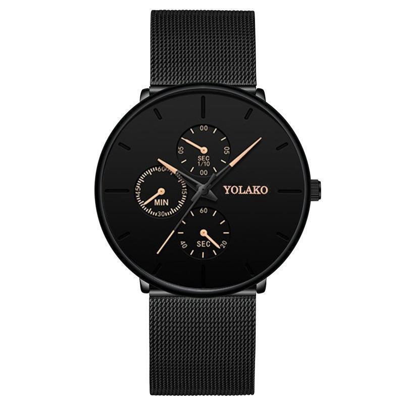 Relogio Masculino Unisex Woman and Men Quartz Watch In Casual Slim Mesh Style Designer Sport Watch