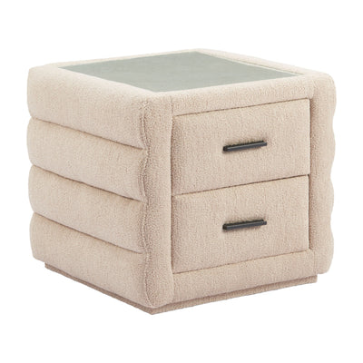 Soffice Nightstand Beige by Zuo Modern