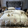 Four-piece Home Textile High-end Embroidery Bedspread Set