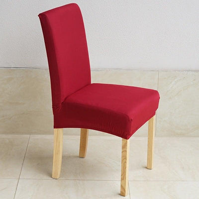 Chair Covers Spandex Solid Color Desk Seat Protector Seat Slipcovers for Hotel Banquet Wedding Universal Size SureFit Short Dining Chair Slipcover-Stretch Pique Tall-Removable Machine Wash