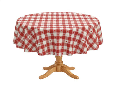 Red Heart Tablecloth - Round
