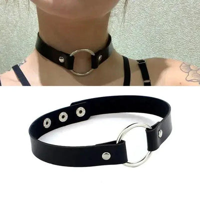 Chic Leather Collar
