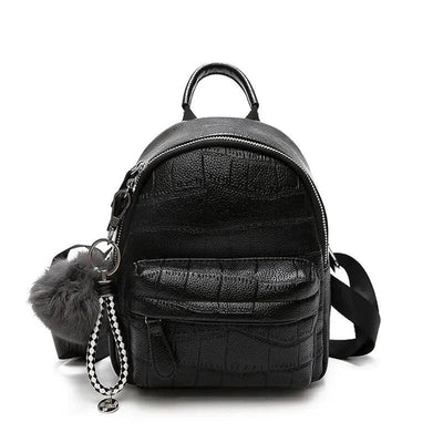 Chic Mini Leather Backpack