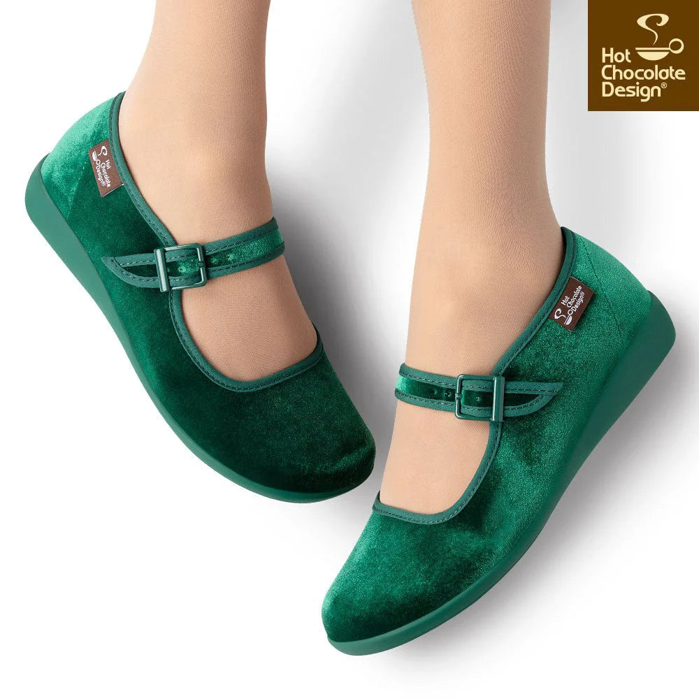 Chocolaticas® ABSINTHE Women's Mary Jane Flat - Only in 7 & 8