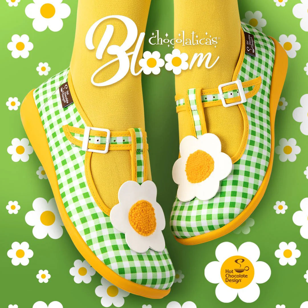 Hot Chocolate Design Bloom Mary Jane Flat Shoes