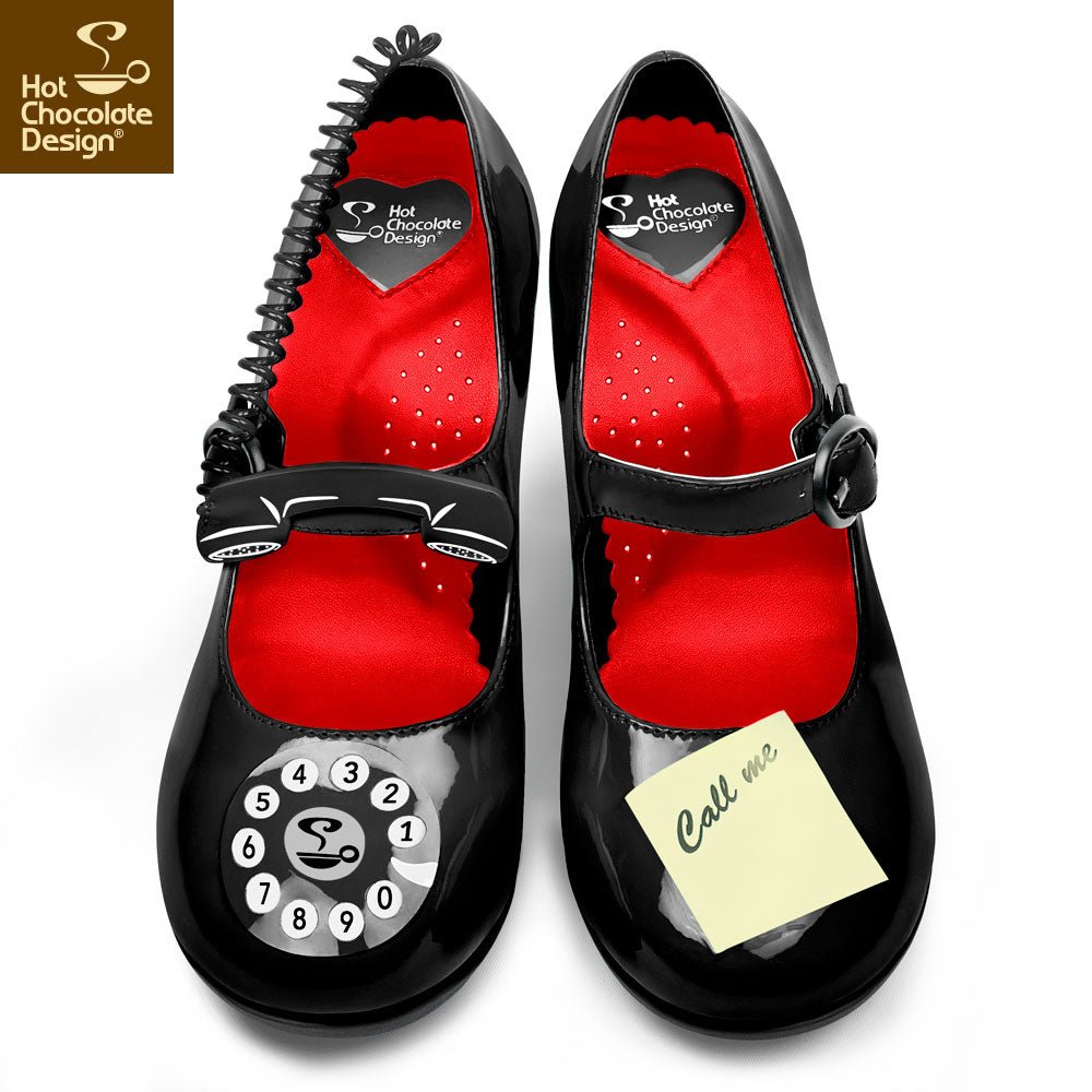 Chocolaticas® CALL ME BLACK Women's Mary Jane Pump