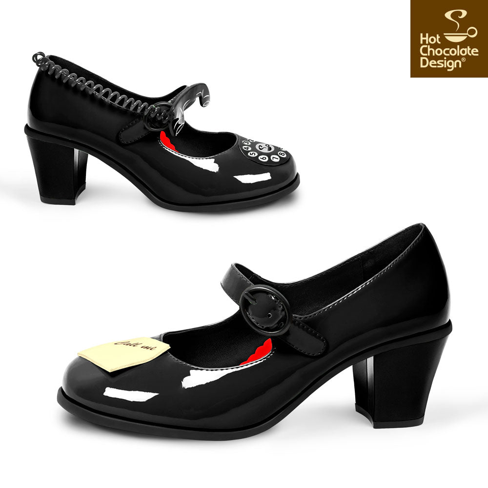 Chocolaticas® CALL ME BLACK Women's Mary Jane Pump