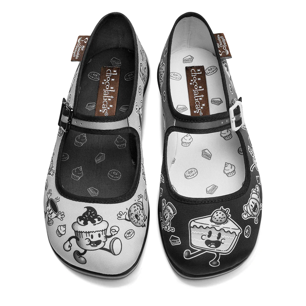 Hot Chocolate Design Chocolaticas® CARTOON Women's Mary Jane Flat Shoes
