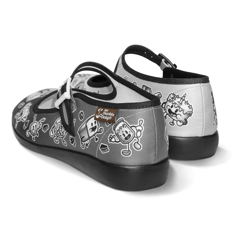 Hot Chocolate Design Chocolaticas® CARTOON Women's Mary Jane Flat Shoes