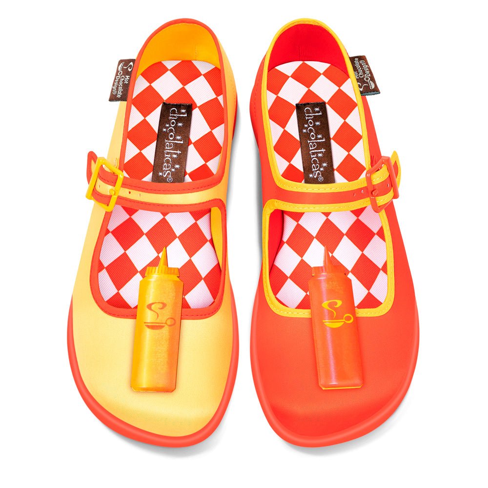 Hot Chocolate Design® HOT DOG Mary Jane Flat