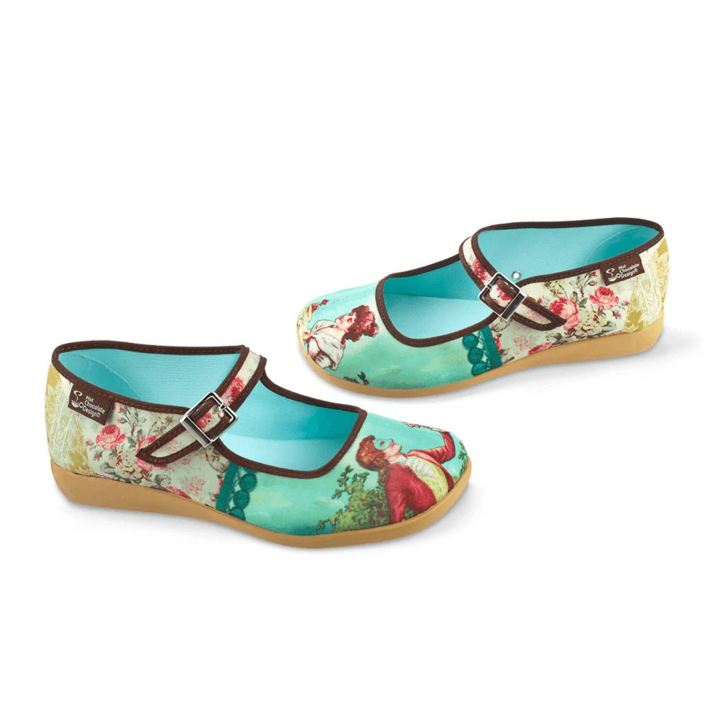 Chocolaticas® POESIA CORTESANA Women's Mary Jane Flat