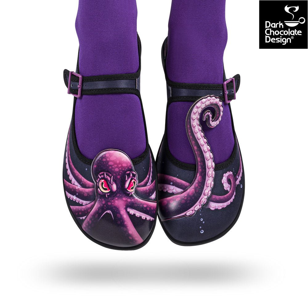 Chocolaticas® Sea Demon Women's Mary Jane Flat