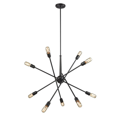 Delphine 33'' Wide 10-Light Chandelier - Oil Rubbed Bronze