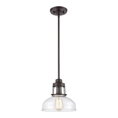 Manhattan Boutique 9'' Wide 1-Light Mini Pendant - Oil Rubbed Bronze