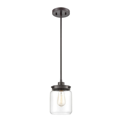 Mason 6'' Wide 1-Light Mini Pendant - Oil Rubbed Bronze