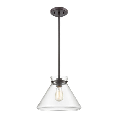 Mickley 12'' Wide 1-Light Mini Pendant - Oil Rubbed Bronze