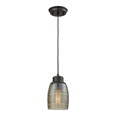 Muncie 5'' Wide 1-Light Mini Pendant - Oil Rubbed Bronze