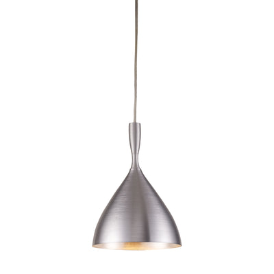 Spun Aluminum 7'' Wide 1-Light Mini Pendant - Aluminum
