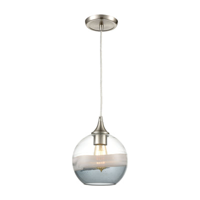 Sutter Creek 8'' Wide 1-Light Mini Pendant - Satin Nickel