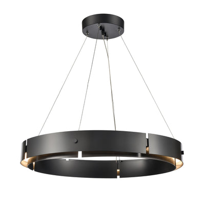 Fogelberg 26'' Wide Integrated LED Pendant - Matte Black