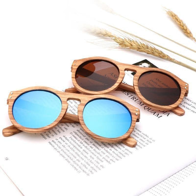 Classic Style Wood Retro Style Sunglasses For Men And Women Sunglasses Stylish New Frames Round Shape Sunglasses Frame Round Polarized