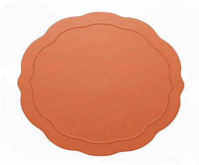 Oval Cloth Placemats - Terracotta
