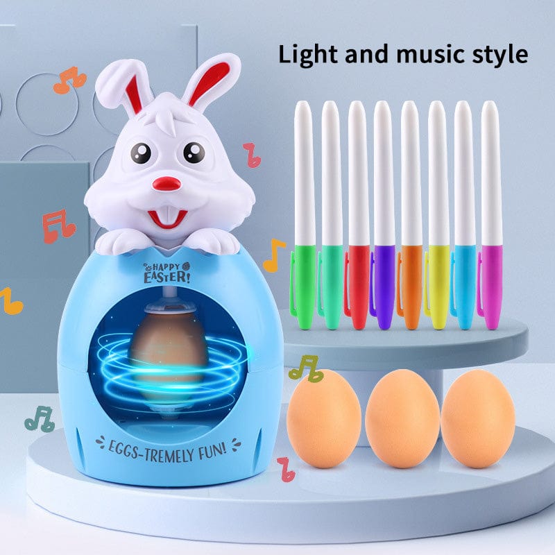 Creative Easter Egg Decorating Kit: DIY Coloring and Painting Fun for Boys and Girls - Multicolor with Sound and Light Delights