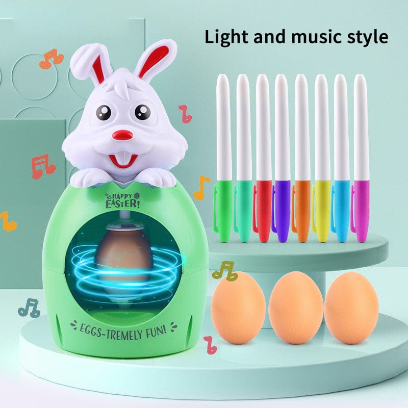 Creative Easter Egg Decorating Kit: DIY Coloring and Painting Fun for Boys and Girls - Multicolor with Sound and Light Delights