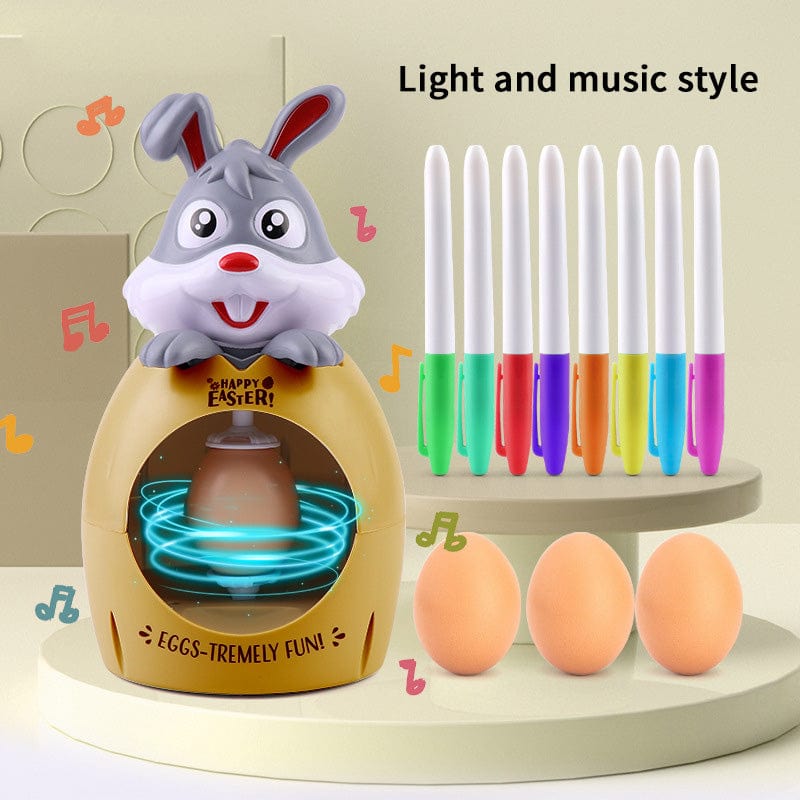 Creative Easter Egg Decorating Kit: DIY Coloring and Painting Fun for Boys and Girls - Multicolor with Sound and Light Delights