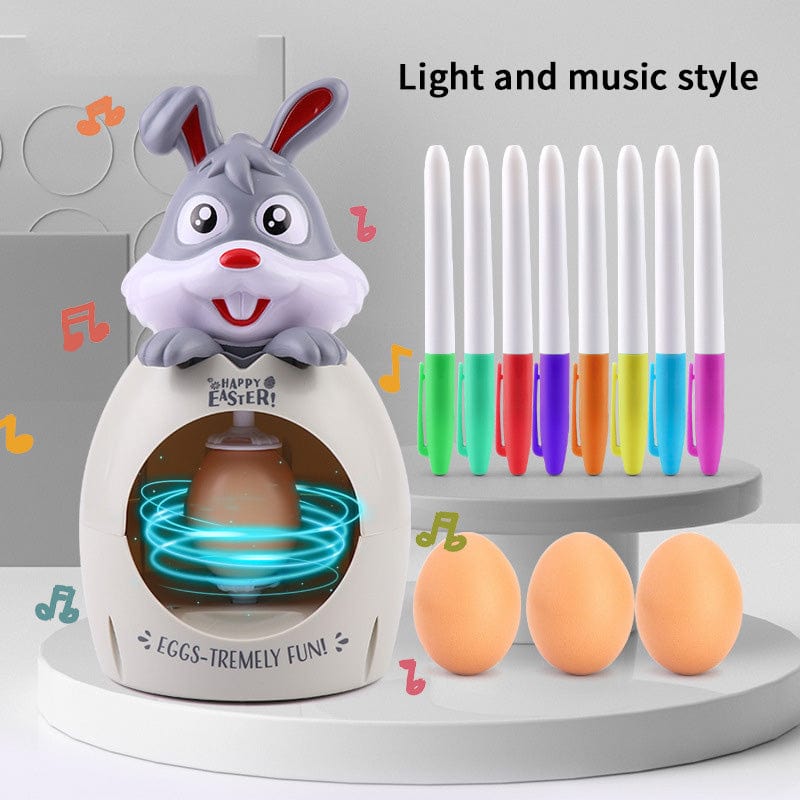 Creative Easter Egg Decorating Kit: DIY Coloring and Painting Fun for Boys and Girls - Multicolor with Sound and Light Delights