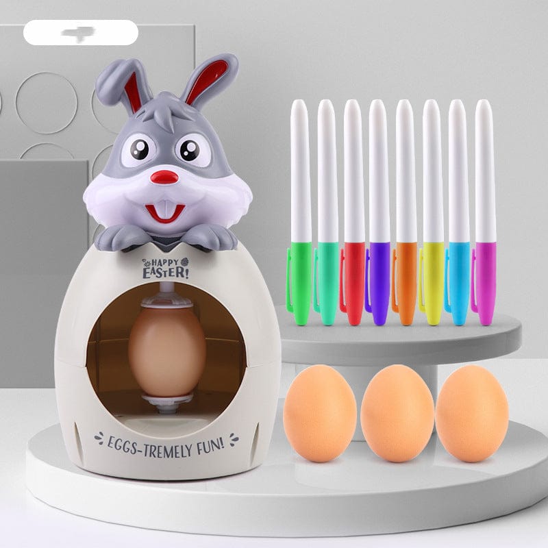 Creative Easter Egg Decorating Kit: DIY Coloring and Painting Fun for Boys and Girls - Multicolor with Sound and Light Delights