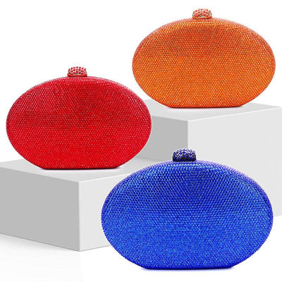 Crystal bag can be used for crossbody carrying, suitable for party and wedding gift bags