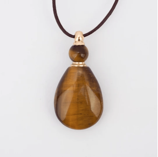 Crystal Vial Aromatherapy Diffuser Necklace