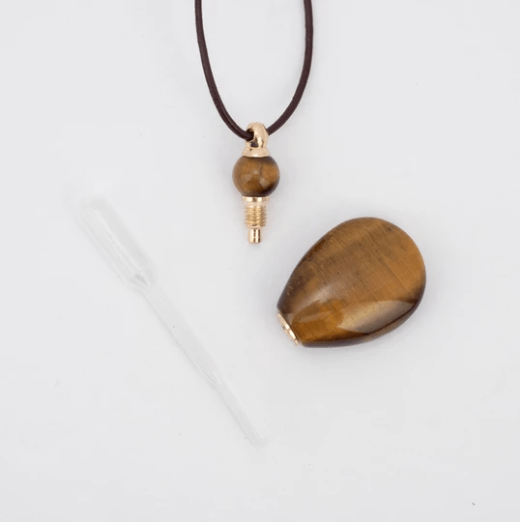 Crystal Vial Aromatherapy Diffuser Necklace