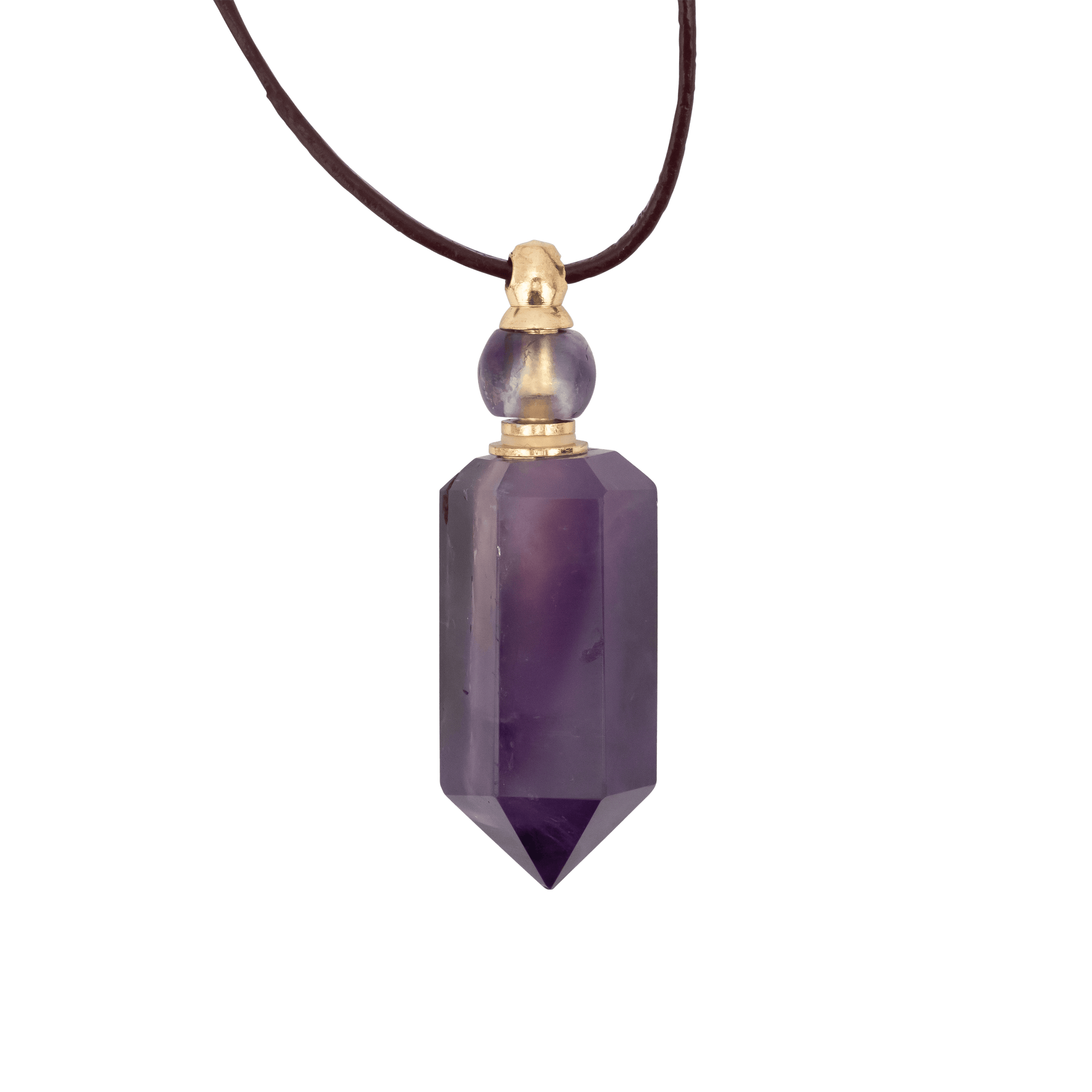 Crystal Vial Aromatherapy Diffuser Necklace